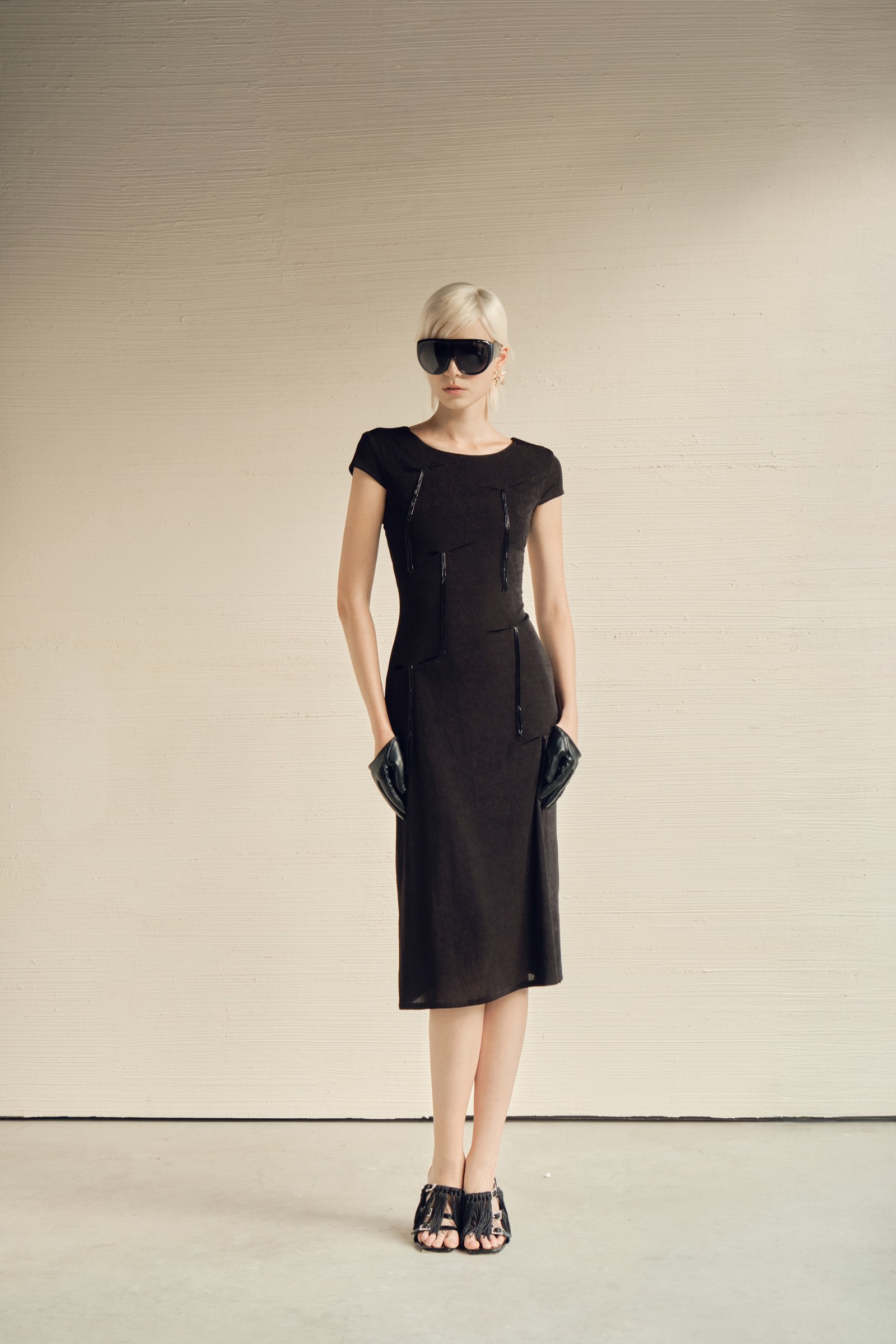 Reia Cotton Midi Dress